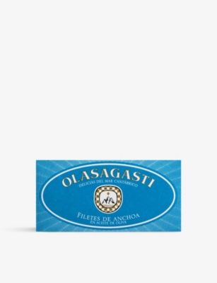 TINNED FISH: Olasagasti anchovy fillets tinned fish in olive oil 48g
