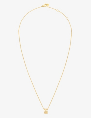 CHAUMET: Bee My Love 18ct yellow-gold and 0.6ct diamonds pendant necklace