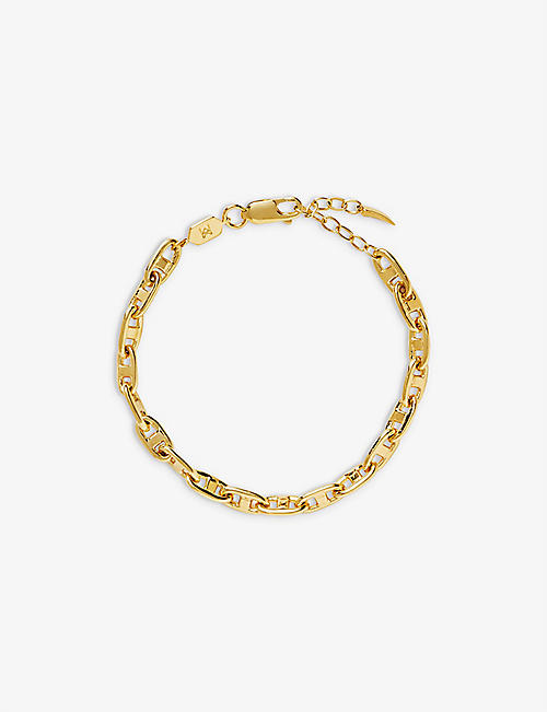 MISSOMA: Mariner 18ct recycled yellow gold-plated brass chain bracelet
