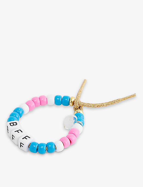 LOVE BEADS BY LAUREN RUBINSKI: BFF plastic beaded bracelet