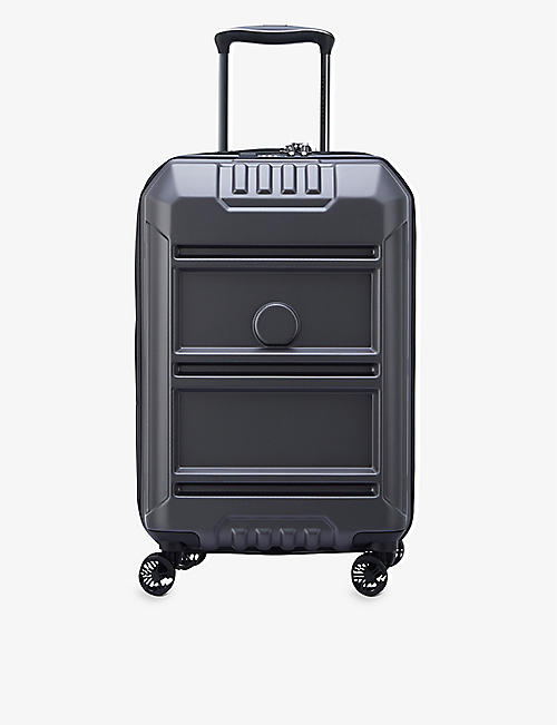 DELSEY: Rempart double-wheel woven suitcase 55cm