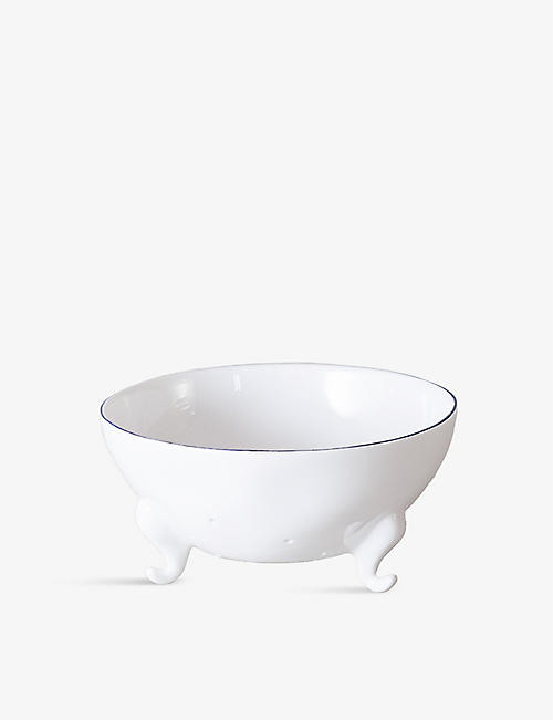 FELDSPAR: Cobalt hand-painted bone-china berry bowl 6cm
