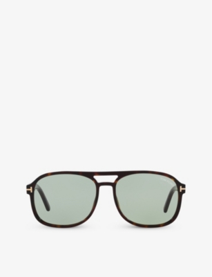 TOM FORD: TR001630 Rosco square-frame CR39 sunglasses