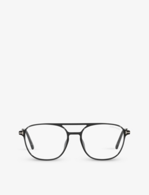 TOM FORD: TR001660 FT5874-B pilot-frame injected glasses