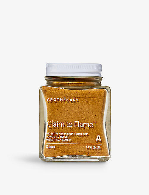 APOTHEKARY: Claim To Flame herbal supplement 60g