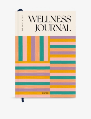 PAPIER: Happy Stripes wellness paper journal 15cm x 21.5cm