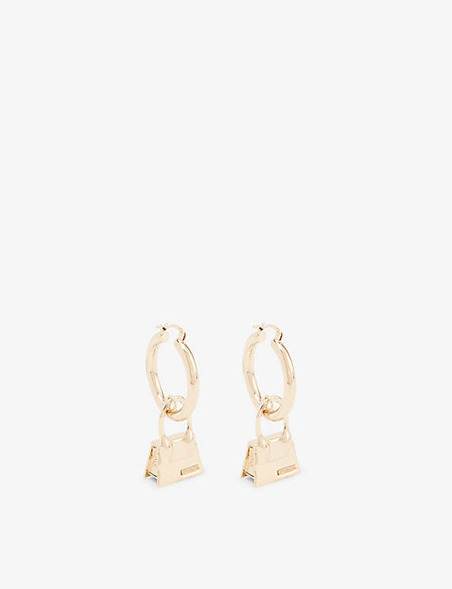 JACQUEMUS: Le Chiquito brass earrings