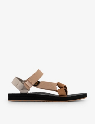 TEVA: Original Universal contrast-strap recycled-polyester sandals