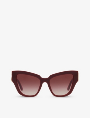 DOLCE & GABBANA: DG4404 cat eye-frame acetate sunglasses