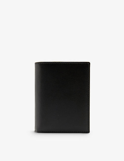 COMME DES GARCONS: Classic note-slot leather bifold wallet