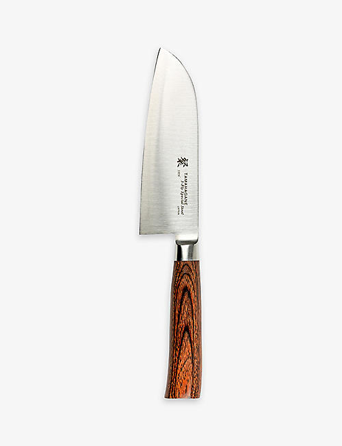 SAN TAMAHAGANE: Tamahagane SAN stainless-steel Santoku knife 12cm
