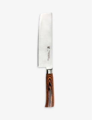 SAN TAMAHAGANE: Tamahagane SAN stainless-steel Nakiri vegetable chopper knife 18cm