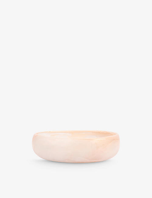 DINOSAUR DESIGNS: Flamingo Rock small resin bowl
