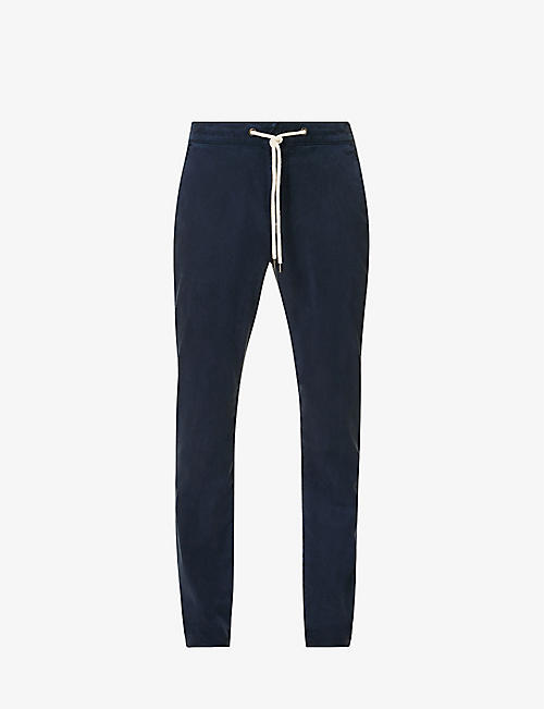 PAIGE: Fraser tapered-leg relaxed-fit stretch-woven jeans
