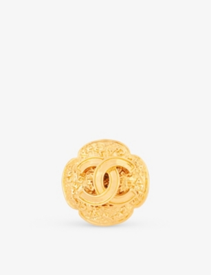 SUSAN CAPLAN: Pre-loved Chanel gold-plated brooch