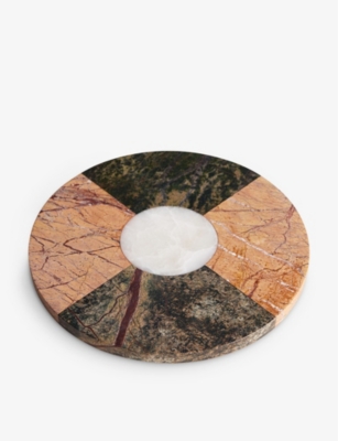 SOHO HOME: Croxley circular marble serving board 35cm