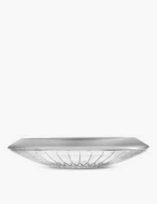 WATERFORD: Lismore Arcus crystal low bowl 30cm