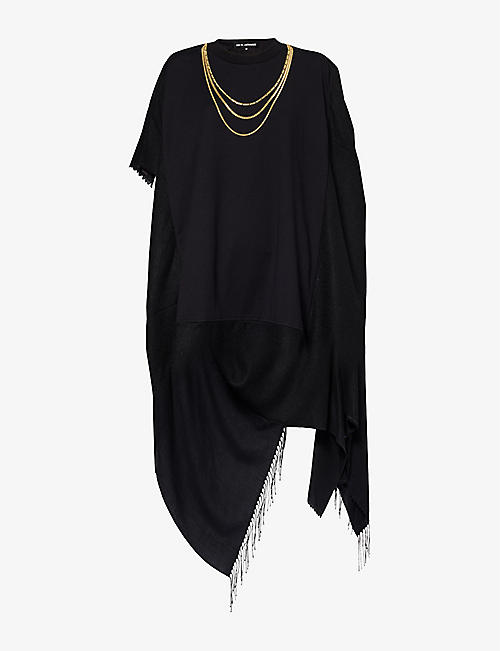 JUNYA WATANABE: Necklace-embellished relaxed-fit cotton top