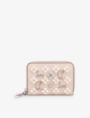 CHRISTIAN LOUBOUTIN: Panettone studded leather coin purse