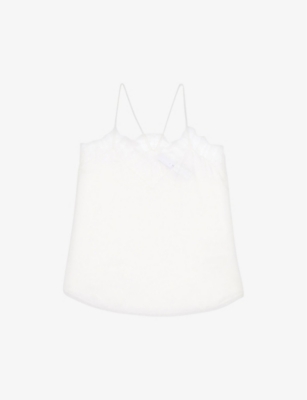 IRO: Berwyn lace-trim silk camisole top