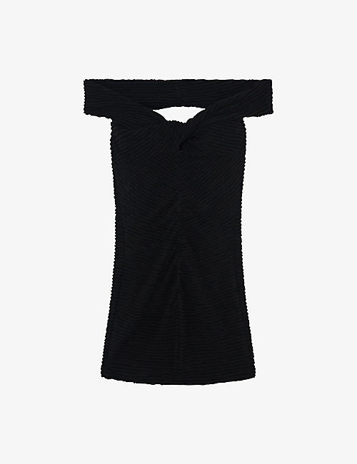 IRO: Oxanne cut-out woven mini dress