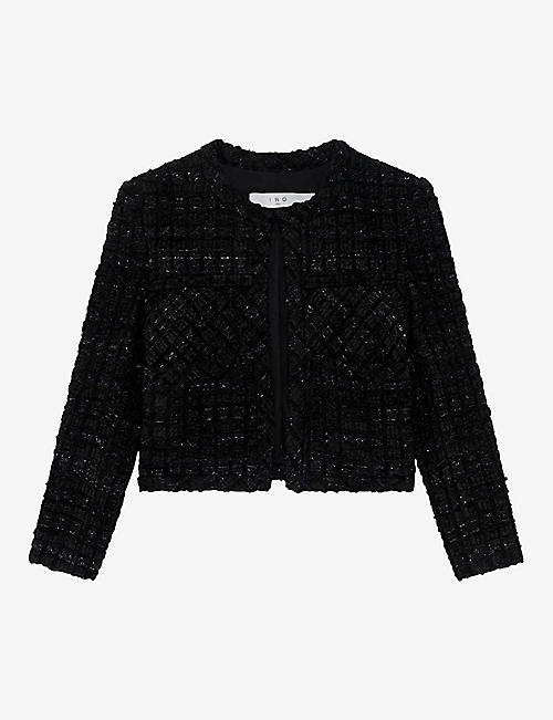 IRO: Giovani patch-pocket tweed jacket