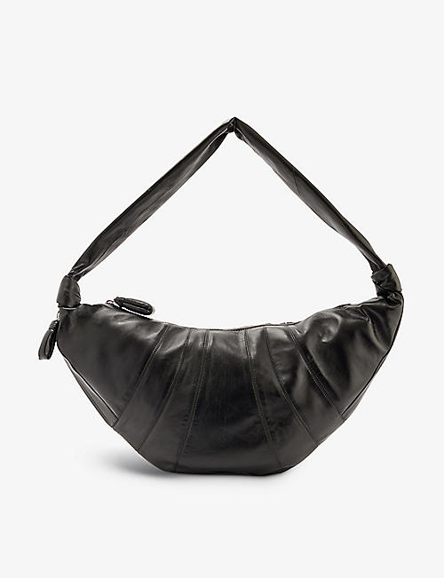 LEMAIRE: Crossant large leather cross-body bag