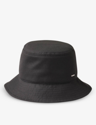 SANDRO: Logo-embellished woven bucket hat