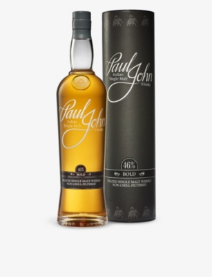 WHISKY AND BOURBON: Paul John Bold single malt whisky 700ml