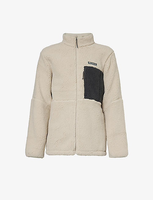 COLUMBIA: Mountainside brand-patch regular-fit fleece jacket