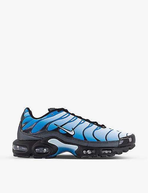 NIKE: Air Max Plus chunky-sole woven low-top trainers