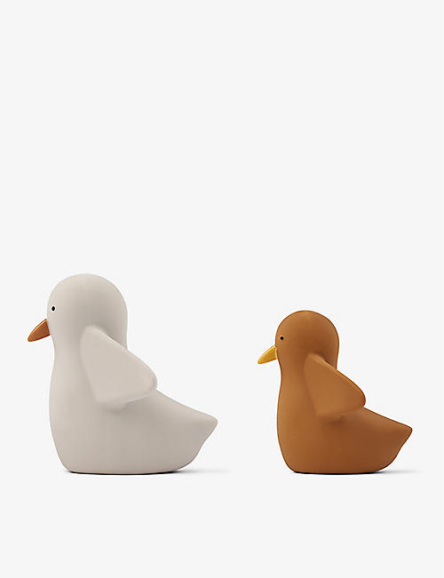 LIEWOOD: Loma Bird rubber bath toys set of two