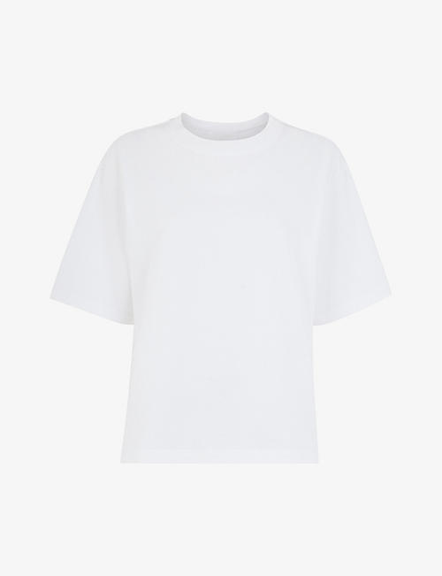WHISTLES: Short-sleeve relaxed-fit cotton T-shirt