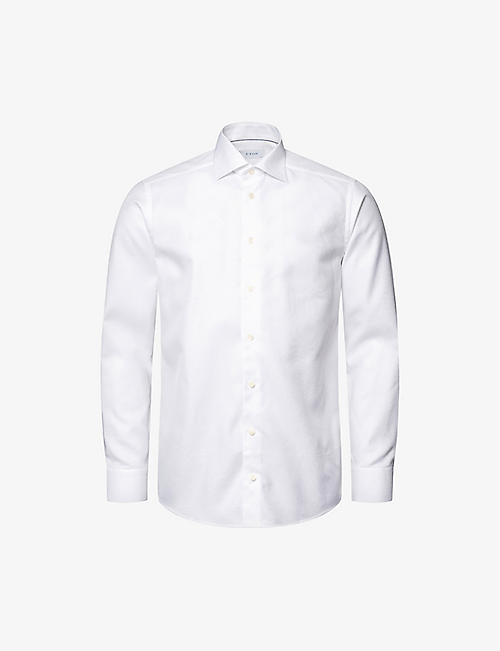 ETON: Business slim-fit cotton-blend shirt