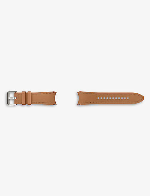 SAMSUNG: Hybrid Galaxy S/M leather-blend watch band