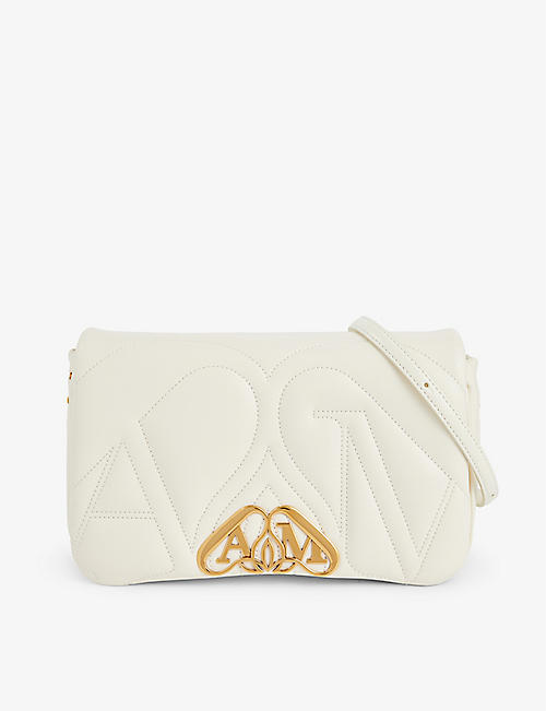 ALEXANDER MCQUEEN: The Seal small leather shoulder bag