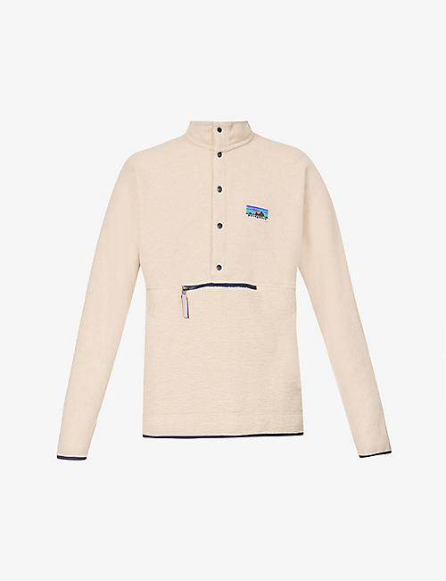 PATAGONIA: 50th Anniversary Snap-T brand-patch recycled-fleece jacket