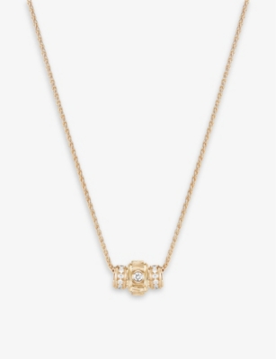 PIAGET: Possession 18ct rose-gold and 0.43ct brilliant-cut diamond pendant necklace