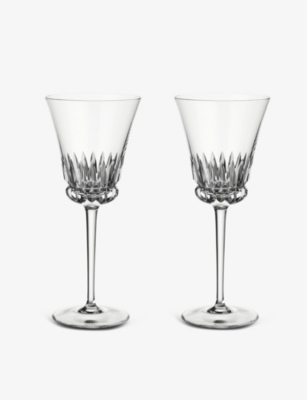 VILLEROY & BOCH: Grand Royal crystal-glass white wine goblet set of two