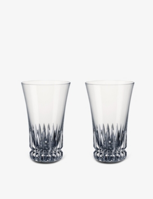 VILLEROY & BOCH: Grand Royal crystal tall glass set of two