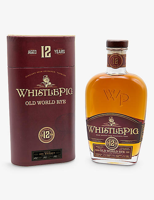 WHISTLEPIG: Whistlepig Old World Cask Finish 12-year-old straight rye whiskey 750ml