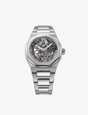 GIRARD-PERREGAUX: 81015-11-001-11A Laureato Skeleton stainless steel automatic watch