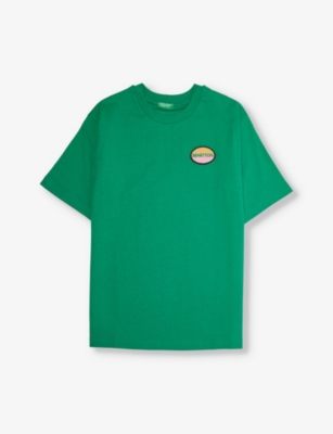BENETTON: Logo-embroidered short-sleeve cotton T-shirt 6-14 years