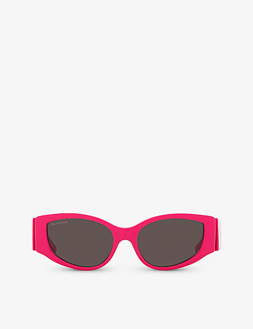 BALENCIAGA: BB0258S cat-eye acetate sunglasses