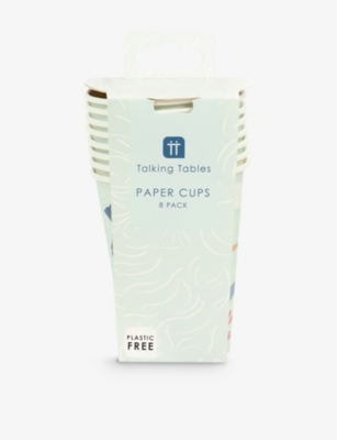 TALKING TABLES: Make Waves paper cups pack of 12