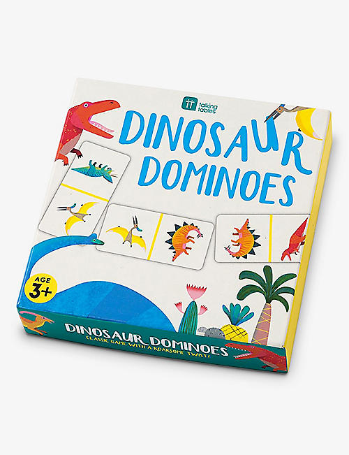 TALKING TABLES: Dinosaur Dominoes game