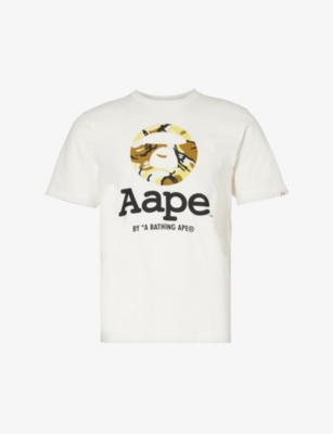 AAPE: Moonface camo-print regular-fit cotton-jersey T-shirt