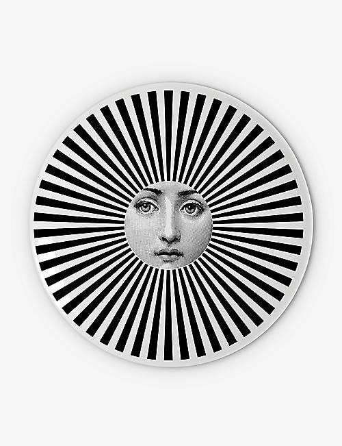 FORNASETTI: Themes and Variations round porcelain wall plate 26cm