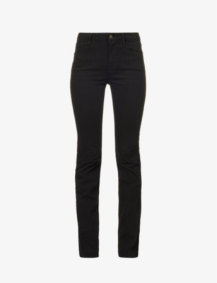 FRAME: Le Mini Boot boot-cut mid-rise denim-blend jeans