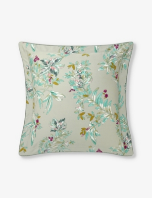YVES DELORME: Alcazar floral-print organic-cotton pillowcase